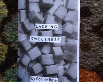 Lacking Sweetness mini poetry zine (Companion to Food and Drink Survivors)(Good Seller)