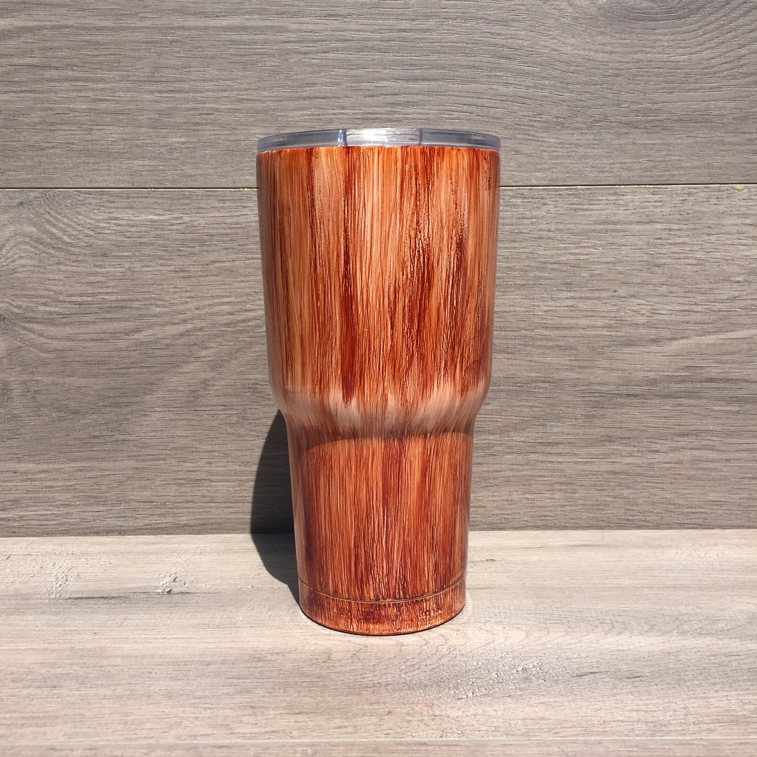 Ready to Ship Wood Grain Alcohol Ink HOGG 30 oz. Stainless Etsy