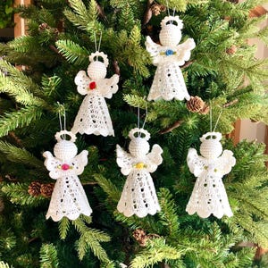 Kit Ange Au Crochet Pour Débutants – Décoration De Noël à Faire Soi-même, Cadeau Créatif !