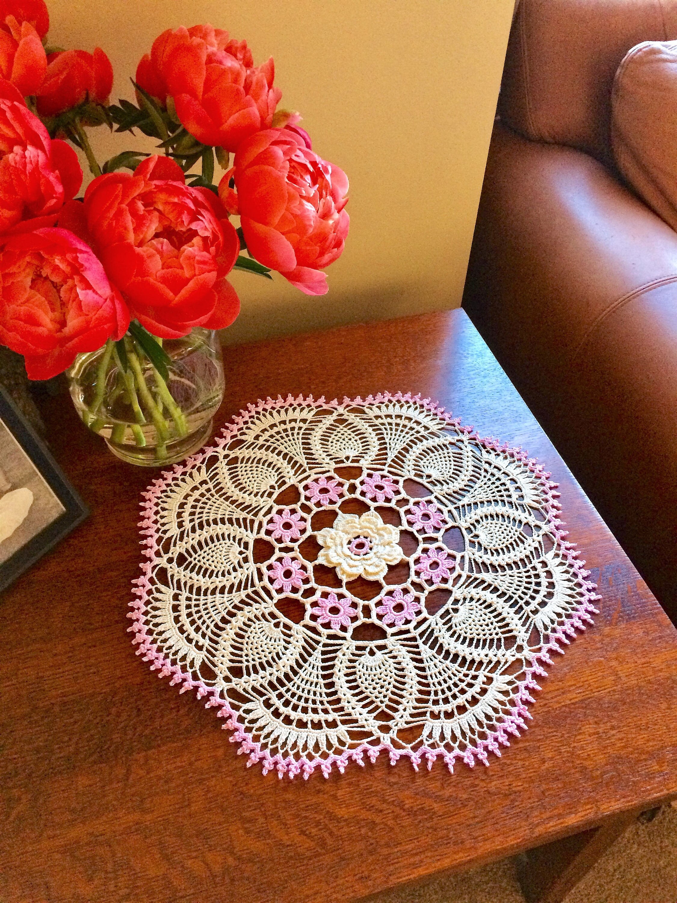 Crochet Doily Victorian Centerpiece Doily Handmade doily Etsy