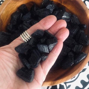 Tourmaline Rough, Tourmaline Pieces, Black Tourmaline, 3 oz tourmaline rough