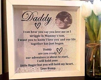 father's day scan photo frame