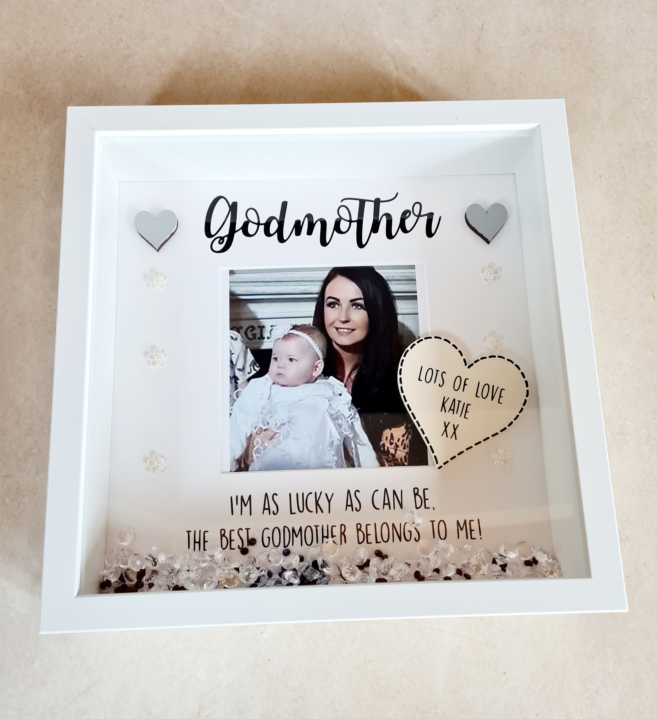 Godmother Photo Frame, Godmother Personalised Picture, Birthday Gift