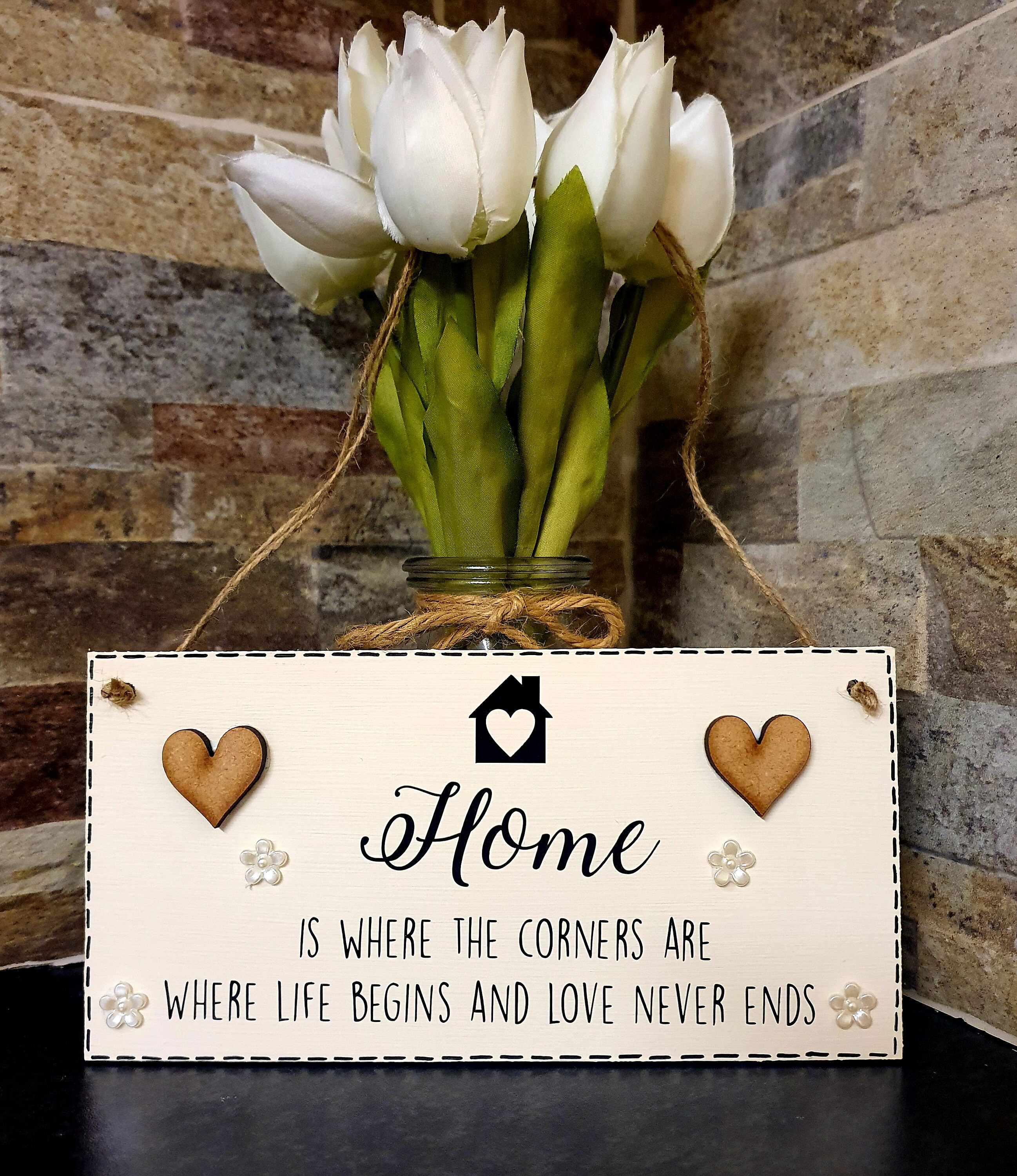 Personalised home family sign Home Gift New Home Etsy