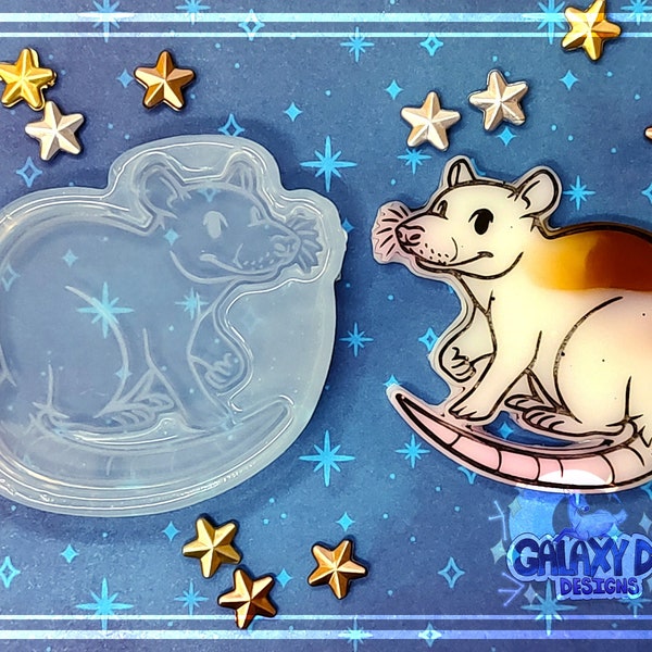 Silicone Mold- Kawaii Pet -Rat