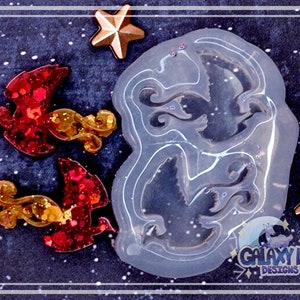 Silicone Earring Soaring Phoenix Mold