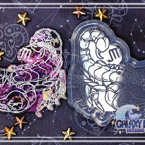 Silicone Etched Animal Astrological Zodiac Molds- Scorpio