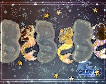 Silicone Body Diverse Mermaid Molds
