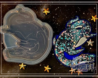 Silicone Etched Loch Ness Monster Mold