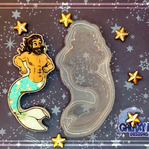 Silicone Body Diverse Merman Molds Hunk