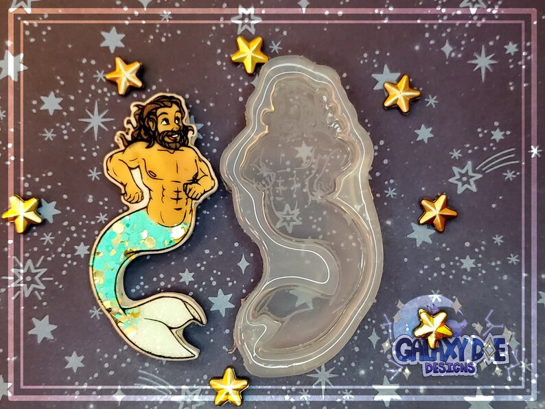 Silicone Body Diverse Merman Molds Hunk