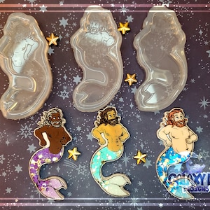 Silicone Body Diverse Merman Molds Full Set of 3