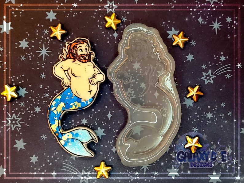 Silicone Body Diverse Merman Molds Chonk