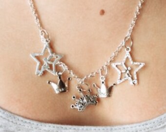 Star charm necklace, big sister gift, mother in law gift, teen jewellery, best friend present