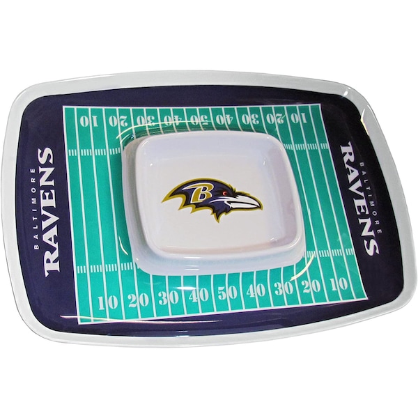 Motorhead Products Baltimore Ravens Chip N Dip Tray