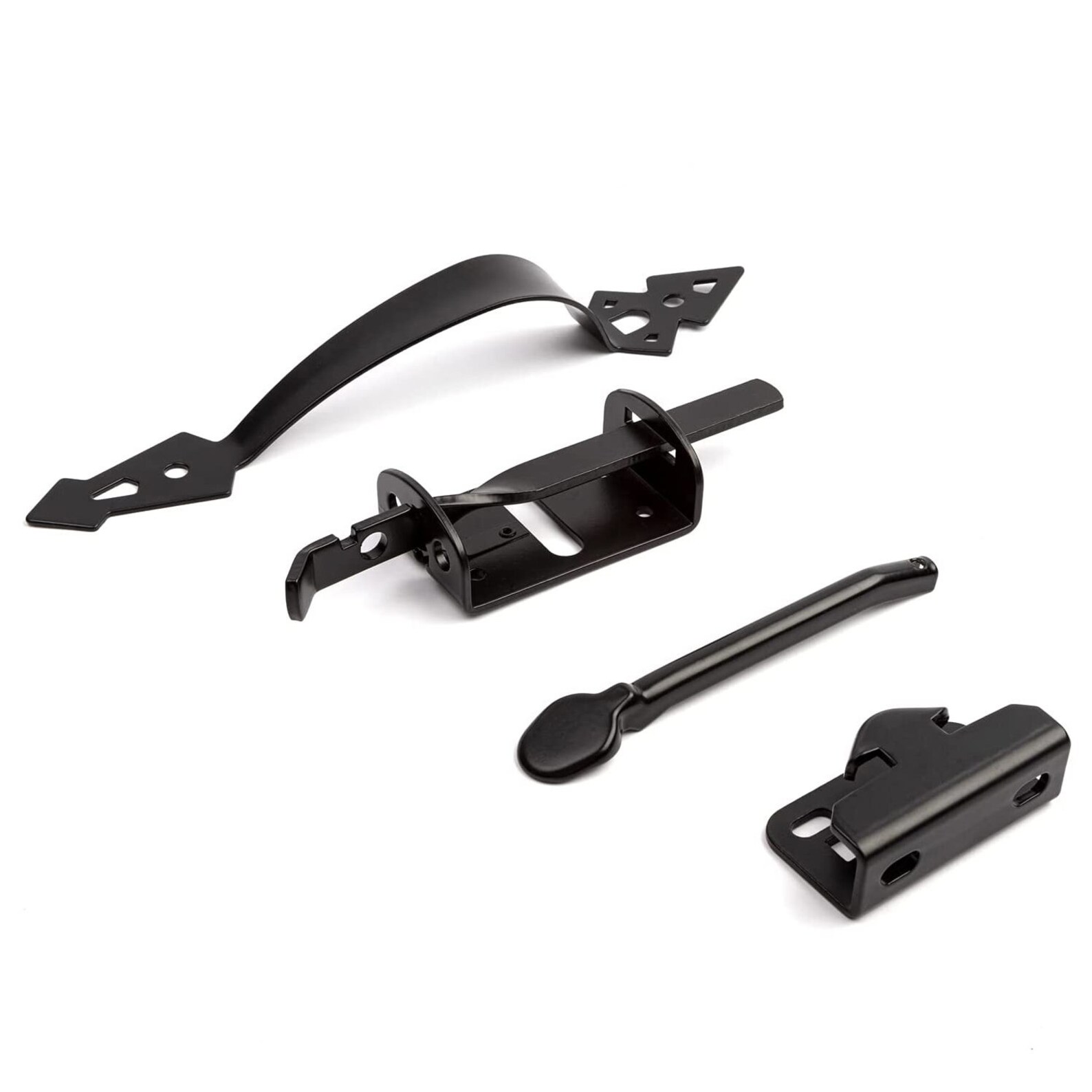 Thumb Latch for Gate and Doors Powder Coated Black Screws Etsy