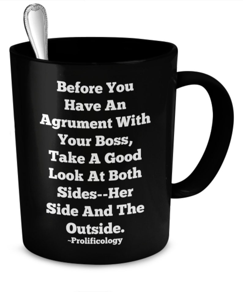 Best Boss Mug Gift for Her True Saying But Funny Boss Gift Etsy
