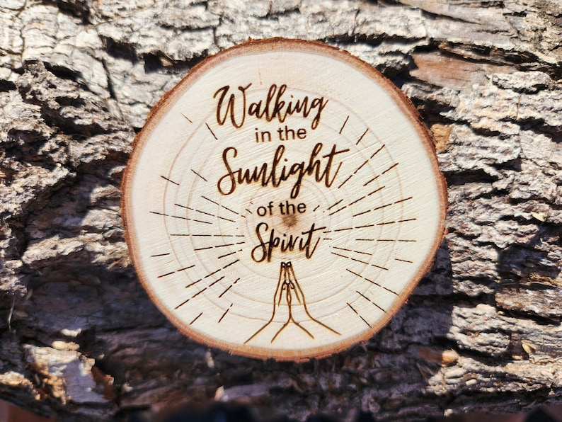 A unique choice for the backside of a sobriety chip, but nonetheless a priceless quote and mindset from the Program.
