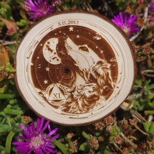 Stargazer Dog Sobriety Milestone Sober Birthday AA NA Token Medallion Chip Tag Coin Women's Men's Gift