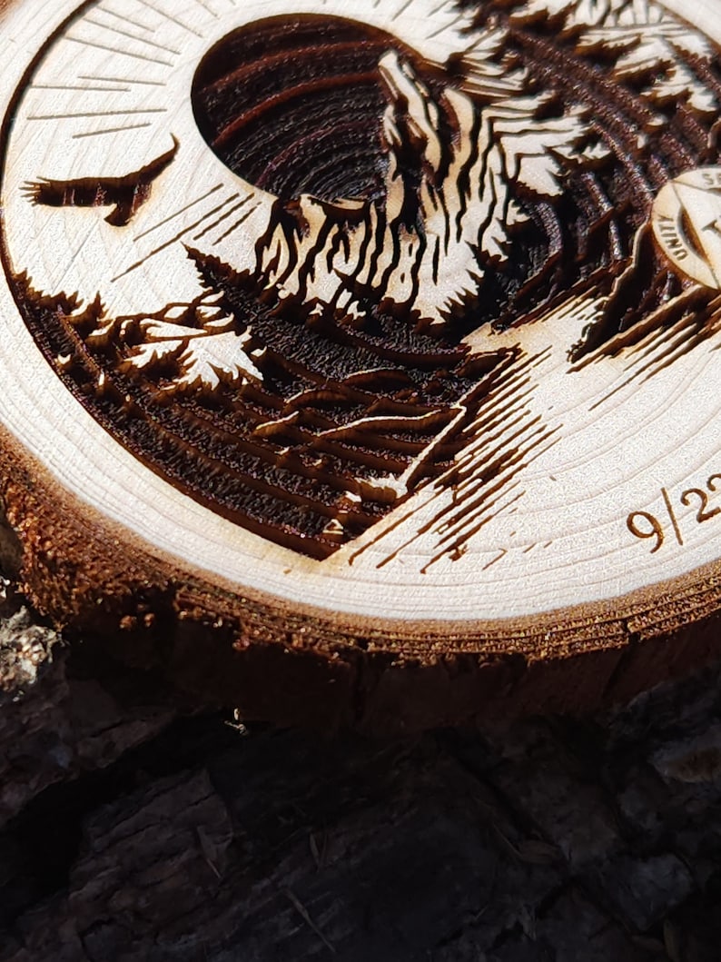 Attention to detailed and laser engraved into real pine wood.Genuinely a one-of-a-kind recovery gift!