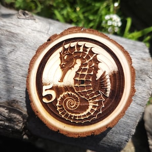 Seahorse Celebration Sobriety Milestone Sober Birthday AA NA Token Medallion Chip Coin Women's Men's Gift Anniversary