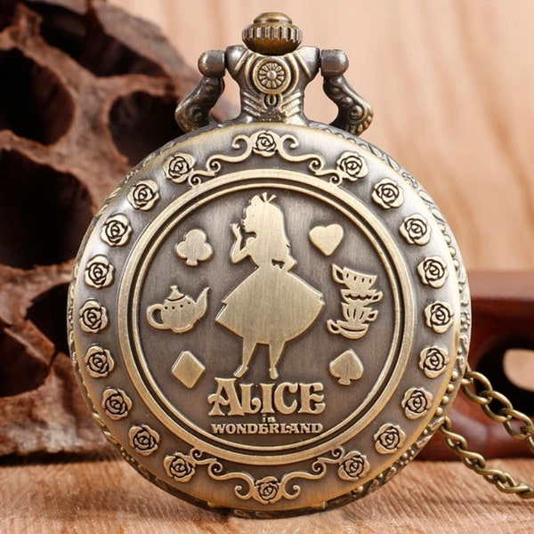 Alice In Wonderland Pocket Watch