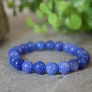 Blue Kyanite Gemstone Bracelet: Stone of Tranquility