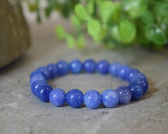Blue Kyanite Gemstone Bracelet: Stone of Tranquility
