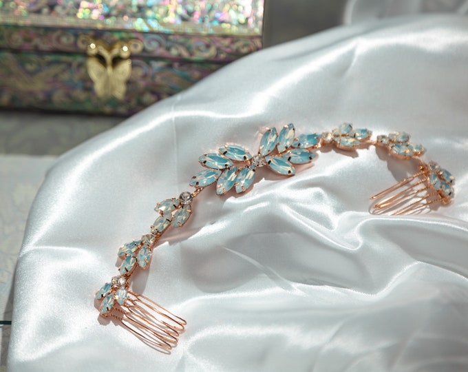 Vigne nuptiale Gilded Glamour Diamond Leaf : un symbole rayonnant d'opulence et de beauté naturelle