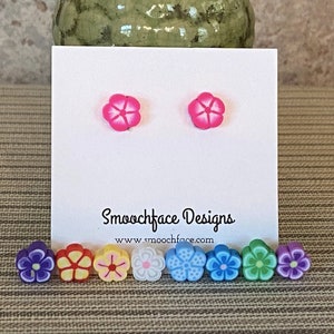 Pretty Baby Flower Clip On Earrings!