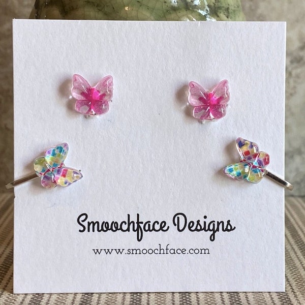 Bashful Butterfly Clip On Earrings!