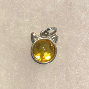 Colorful Kitty Clip On Earrings or Necklace! Lots of colors! afbeelding 9