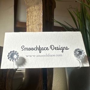 Crystal Sun Clip On Earrings!