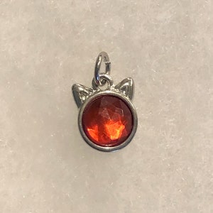 Colorful Kitty Clip On Earrings or Necklace! Lots of colors! afbeelding 4