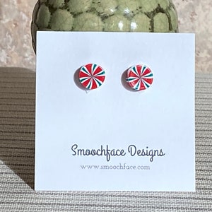 Petite Peppermints Clip On Earrings!