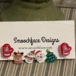 Adorable Holiday Clip On Earrings! More to choose from!