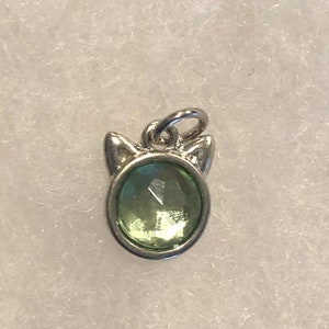 Colorful Kitty Clip On Earrings or Necklace! Lots of colors! afbeelding 5