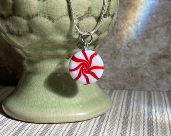 Holiday Peppermint Necklace!