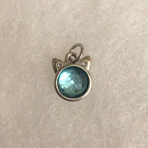 Colorful Kitty Clip On Earrings or Necklace! Lots of colors! afbeelding 10