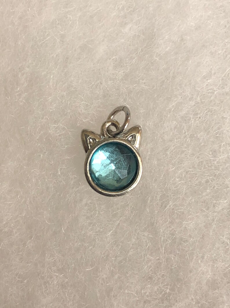 Colorful Kitty Clip On Earrings or Necklace! Lots of colors! afbeelding 10