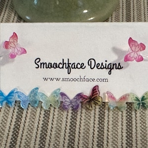 Artistic Butterfly Clip On Earrings!
