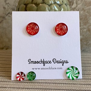 Happy Holidays Clip On Earrings!
