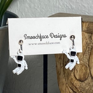 Astronaut Clip On Earrings!