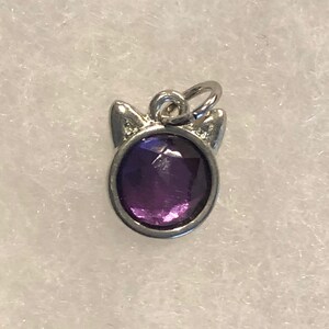 Colorful Kitty Clip On Earrings or Necklace! Lots of colors! afbeelding 7