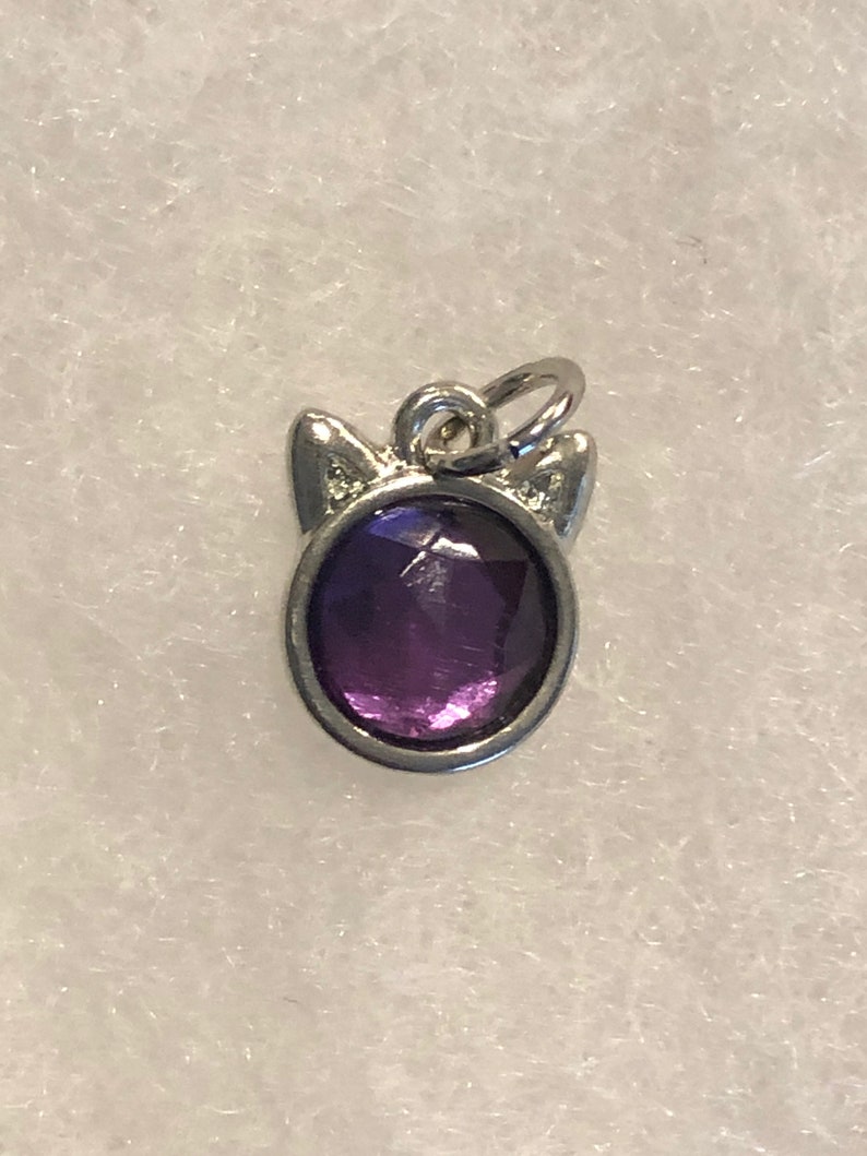 Colorful Kitty Clip On Earrings or Necklace! Lots of colors! afbeelding 7