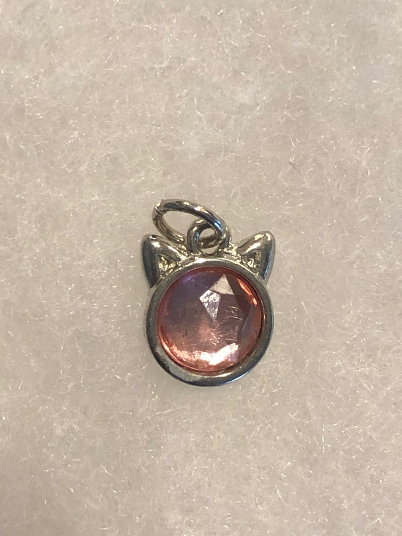 Colorful Kitty Clip On Earrings or Necklace! Lots of colors! afbeelding 6