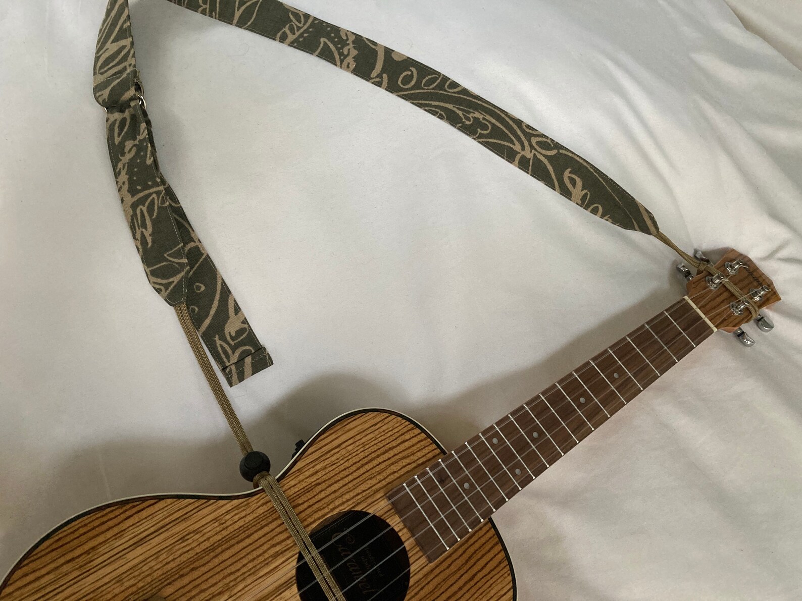 Baritone Ukulele strap Hands free Adjustable Khaki/Taupe Etsy