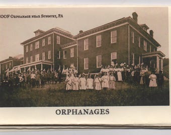 Zine - Historic Orphanages Photos of Lost Architecture  Mini Photo Zine