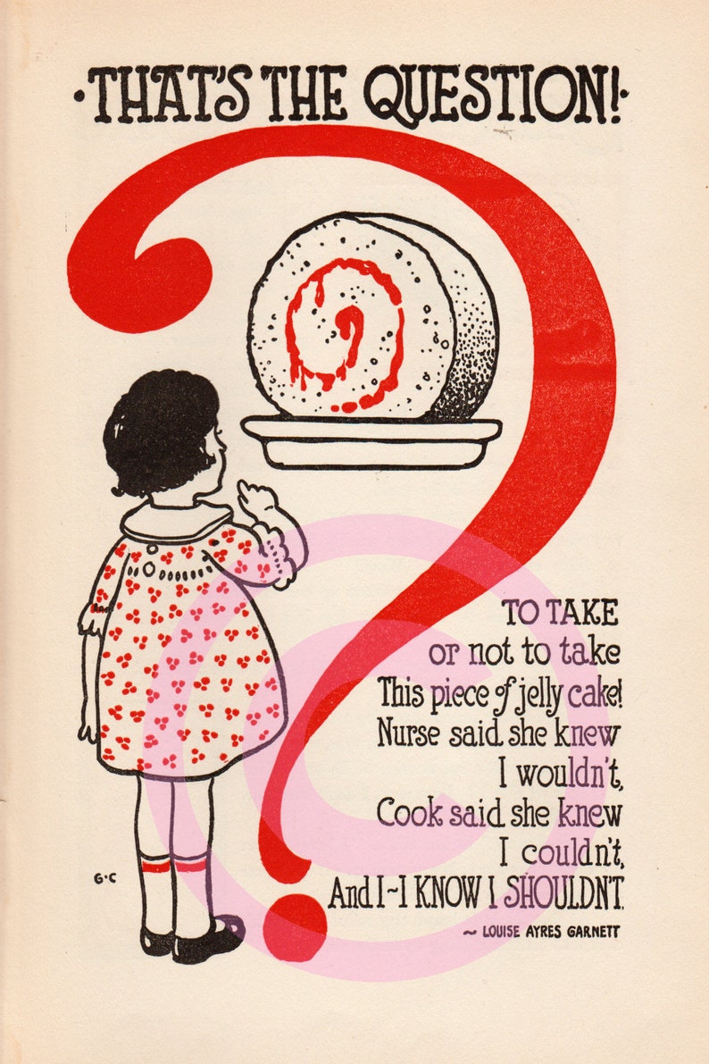 Art Deco Question Mark Print INSTANT DOWNLOAD Vintage 1920s Etsy