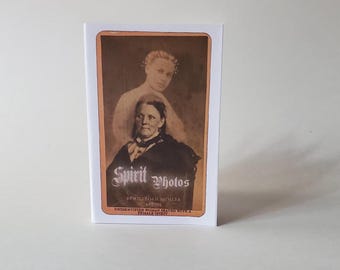 Spirit Photography Mini Photo Zine • Victorian Ghost Photos & William Mumler History • Antique Alternative Photography Art